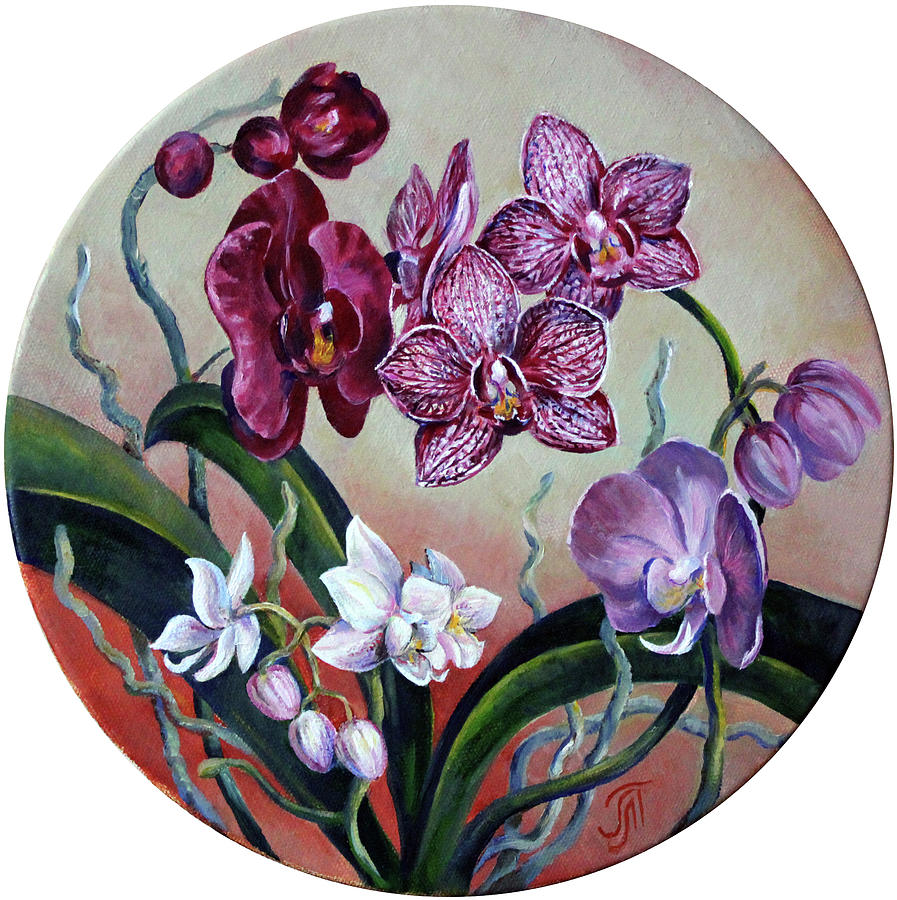 Phalaenopsis Painting by Leonid Polotsky - Fine Art America