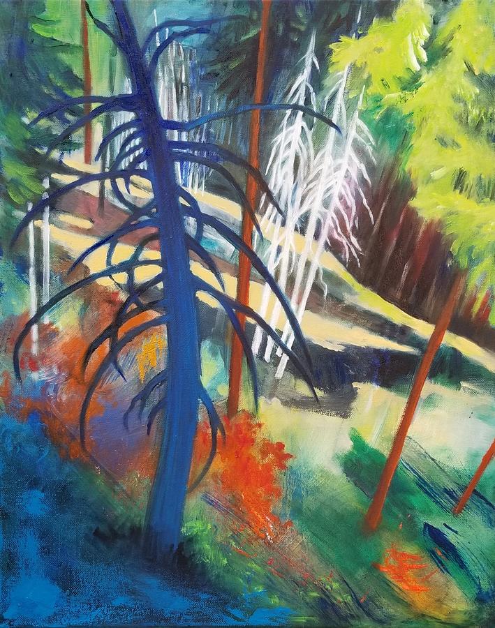 Phantom Forest Painting by Bridget Bottorff | Fine Art America