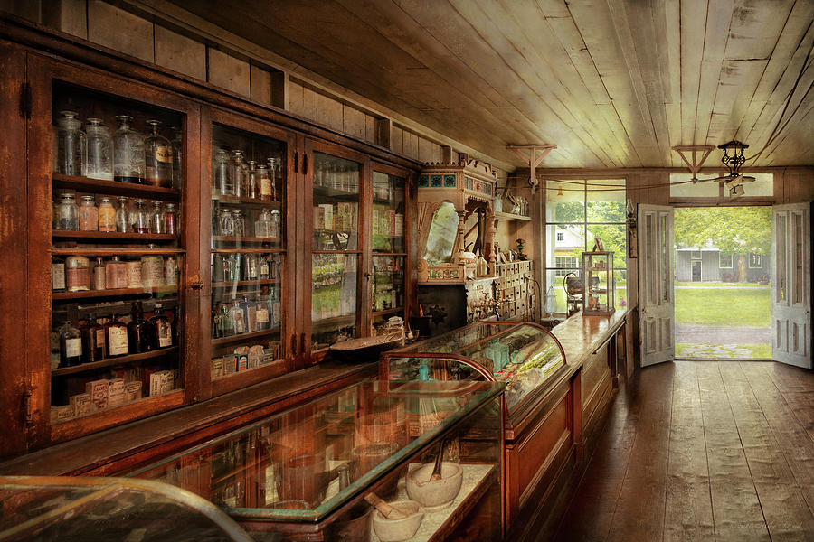 Pharmacy - From soda to medicine Photograph by Mike Savad