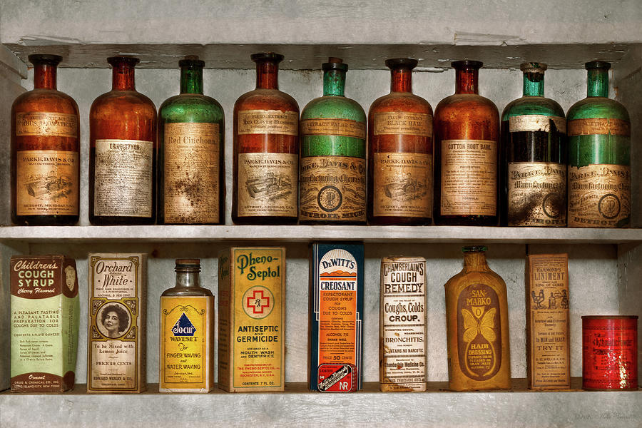 Pharmacy - Medicine - Extracts and Remedies Photograph by Mike Savad