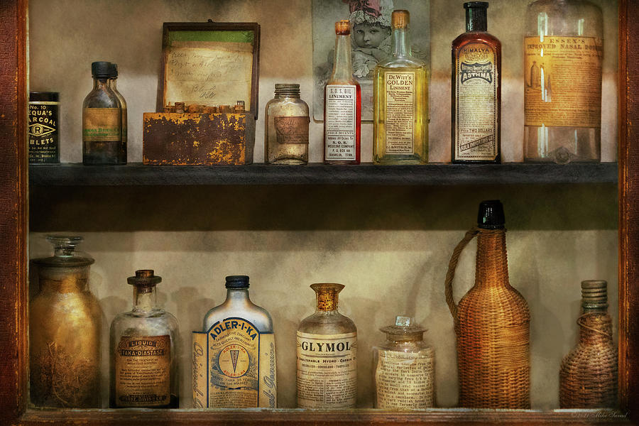 Pharmacy - Medicine from the past Photograph by Mike Savad