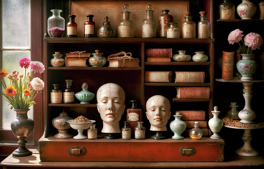Pharmacy - Oddities in the Apothecary Photograph by Mike Savad Pharmacy - Oddities in the Apothecary Photograph by Mike Savad