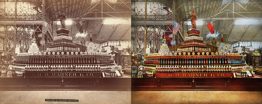 Pharmacy - Sweet success 1876 - Side by Side Photograph by Mike Savad