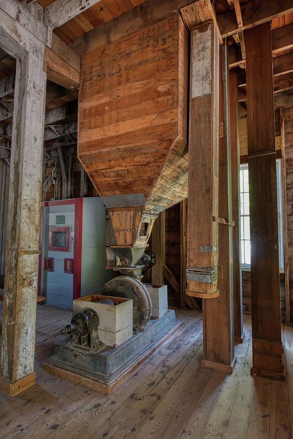 Phelps Mill Machinery Photograph by Paul Freidlund