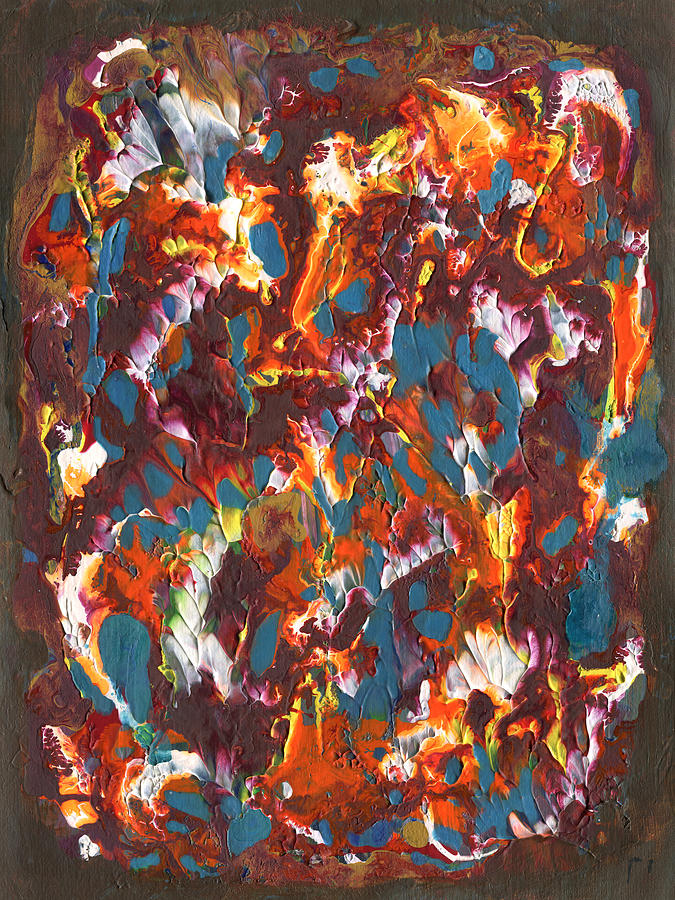 Phi #28 Abstract Painting by Sensory Art House