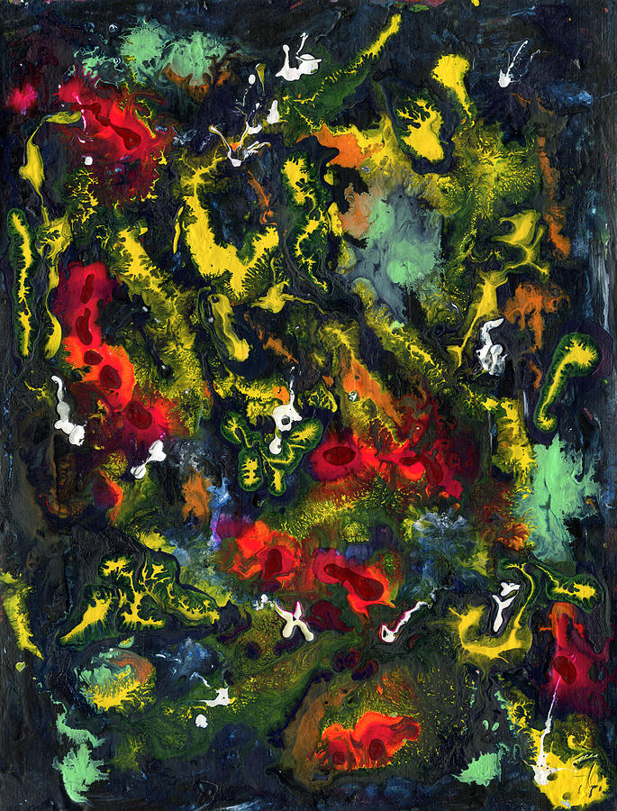 Phi #40 Abstract Painting by Sensory Art House