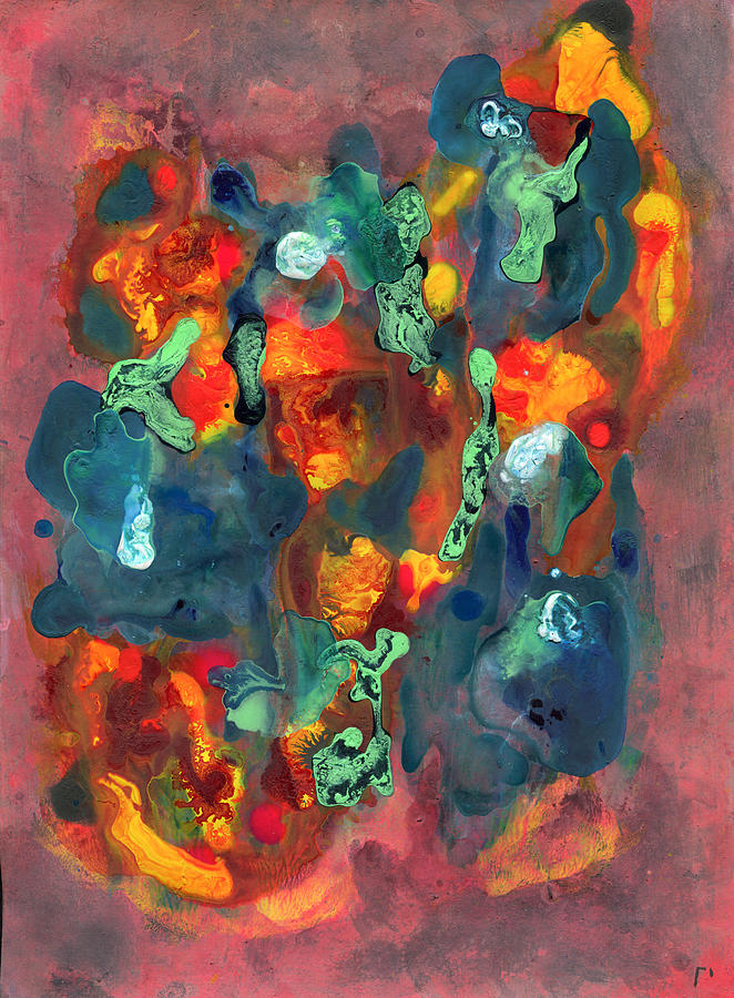 Phi #43 Abstract Painting by Sensory Art House