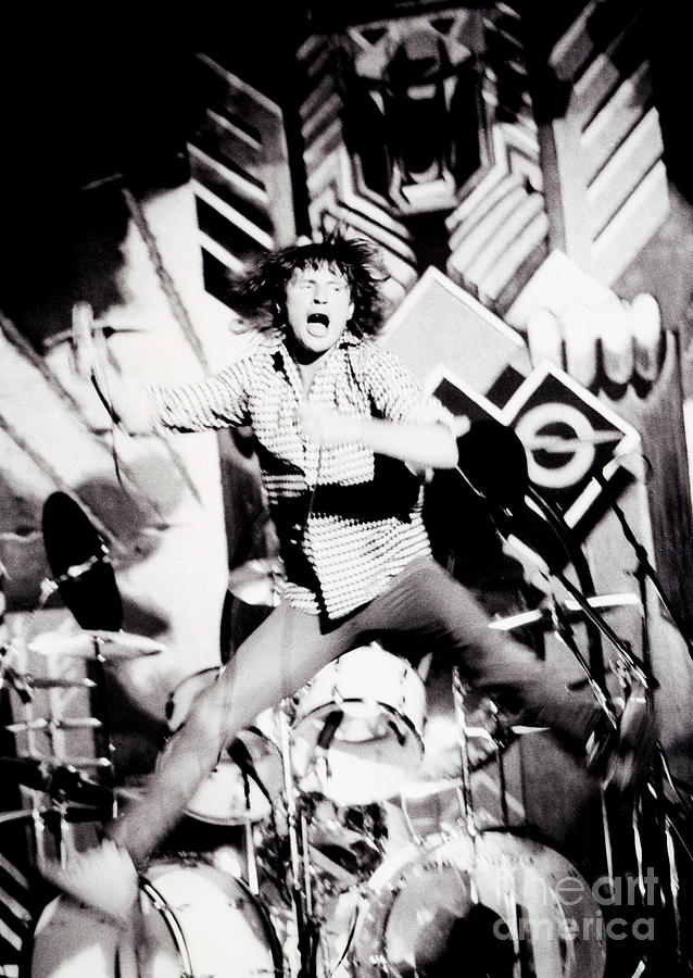 Phil Moog of UFO - No Place To Run tour Oakland Auditorium 4-1-80 Photograph by Daniel Larsen