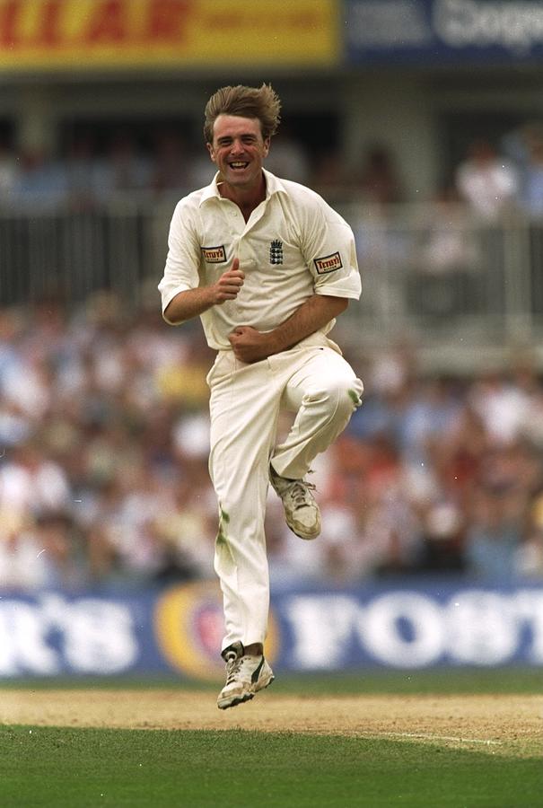 Phil Tufnell of England Photograph by Clive Mason