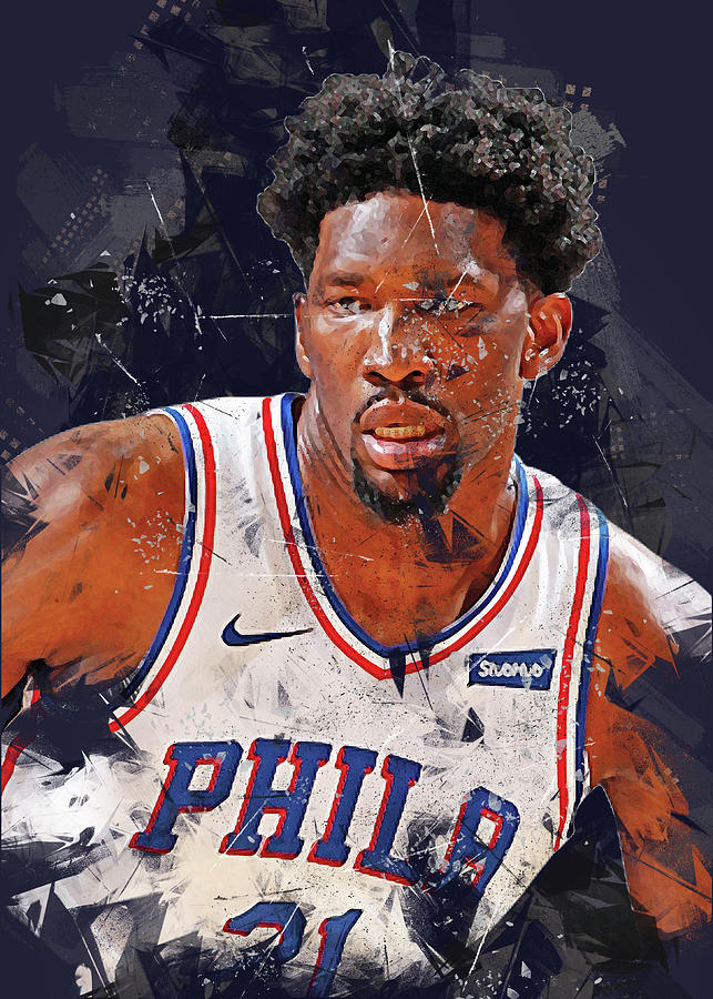 Philadelphia 76Ers Player Joel Embiid Joelembiid Joel Embiid Joel Hans ...