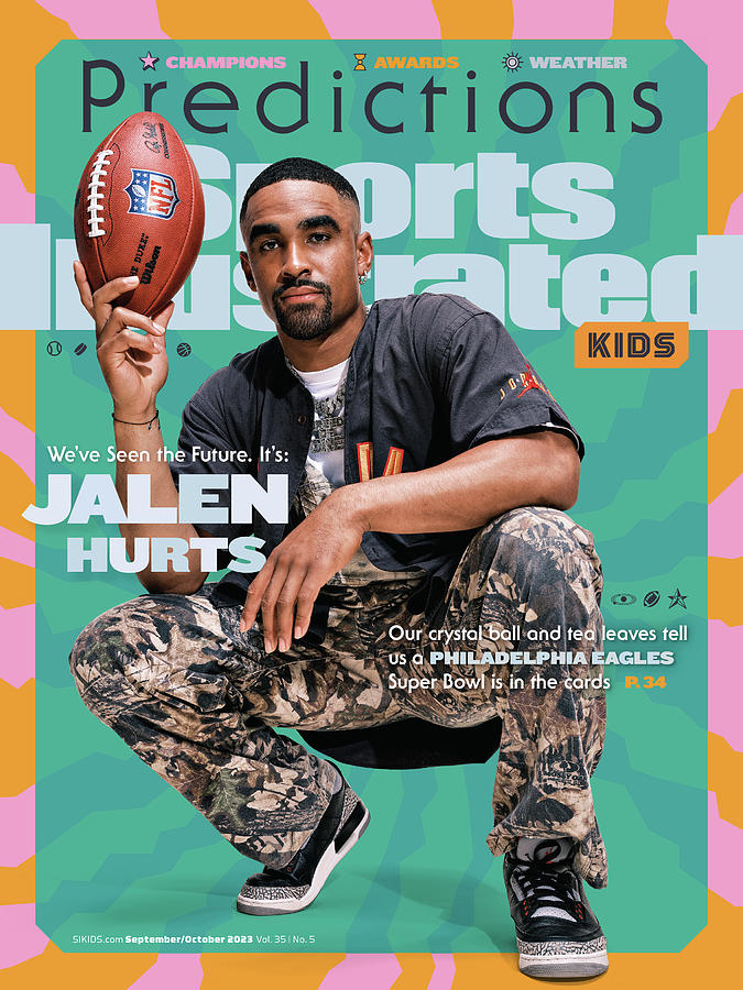 Philadelphia Eagles QB Jalen Hurts September / October 2023 Sports Illustrated Kids Cover Photograph by Sports Illustrated