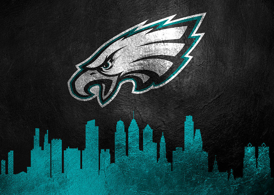 Philadelphia Eagles Skyline Digital Art by AB Concepts