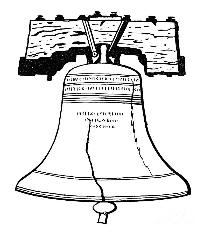 Philadelphia Liberty Bell Drawing by Granger
