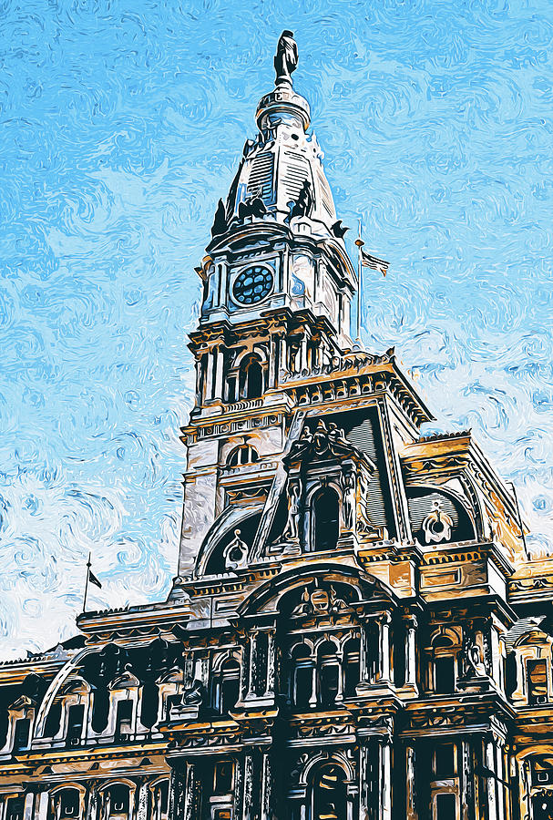 Philadelphia, Pennsylvania - 32 Painting by AM FineArtPrints
