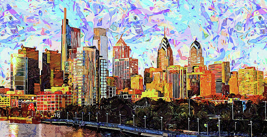 Philadelphia, Pennsylvania - 33 Painting by AM FineArtPrints