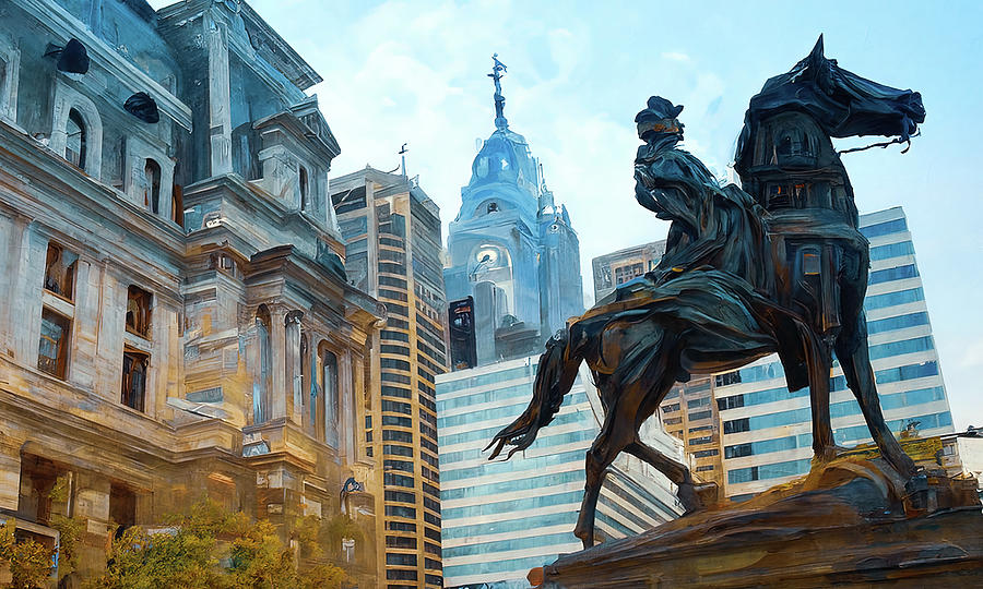 Philadelphia, Pennsylvania - 41 Painting by AM FineArtPrints