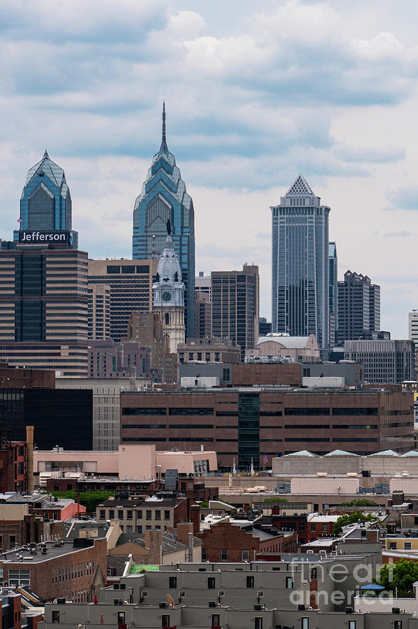 Philadelphia Skyscrapers Photograph by Bob Phillips