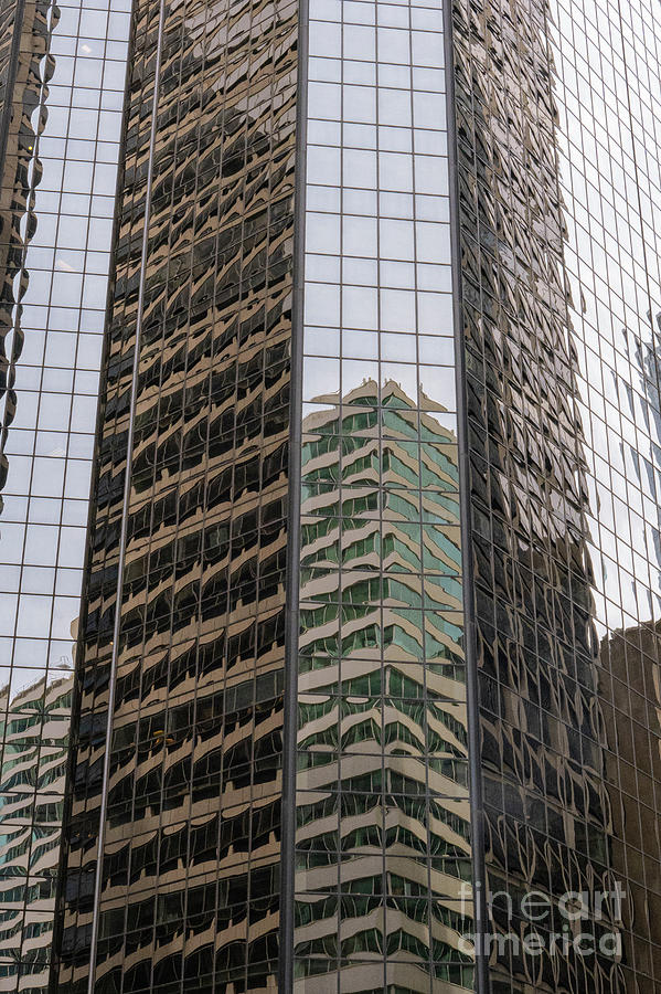 Philadelphia Window Reflection Photograph by Bob Phillips