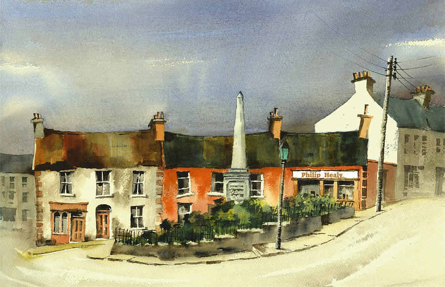 Philip Healys Wicklow Town Painting by Val Byrne