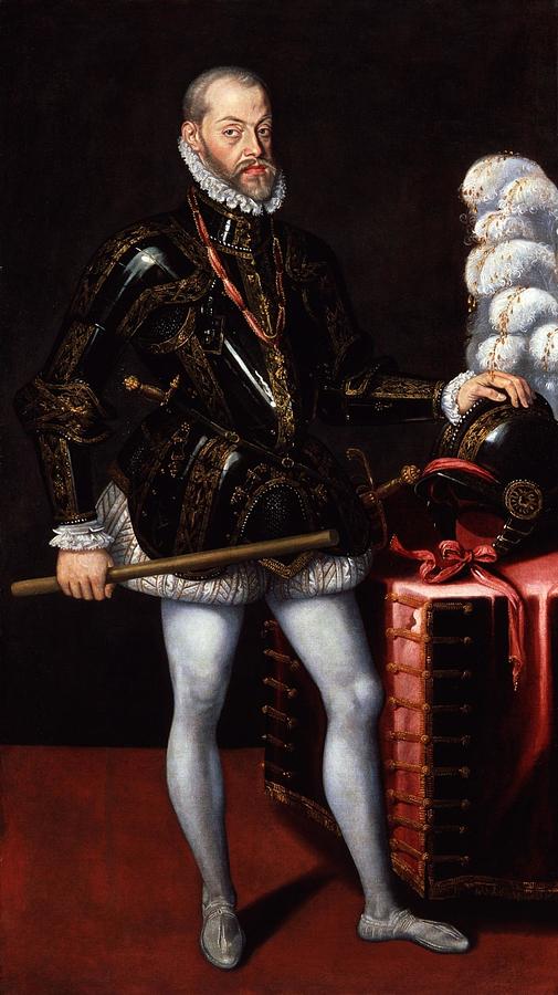 Philip I I King of Spain Painting by Master Art Collection - Fine Art ...