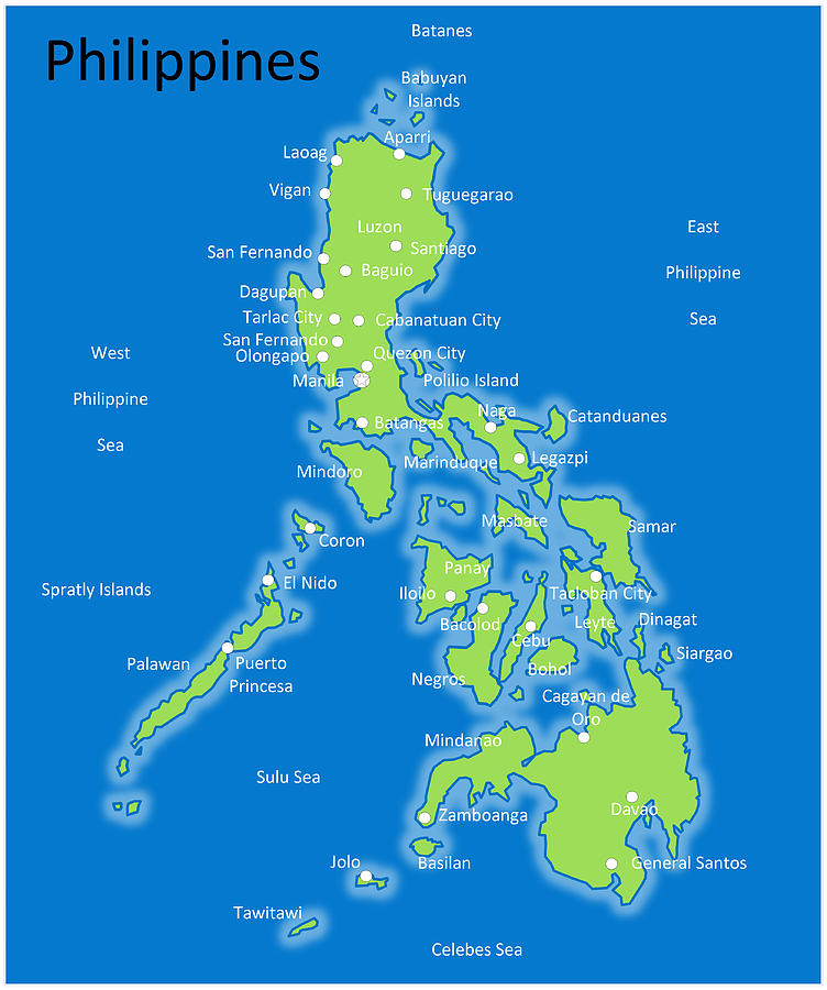Philippine Map Painting