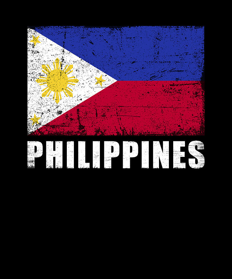 Philippines Flag Grunge Country Flag Philippines Digital Art by Manuel ...