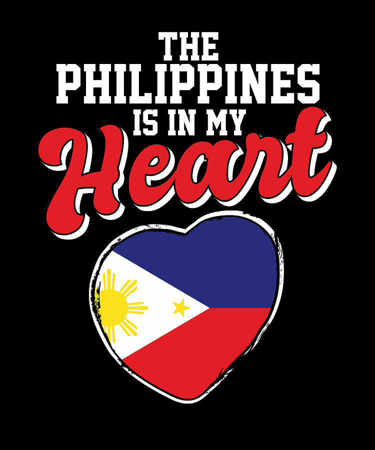 Philippines Is In My Heart Proud Filipino Traveler Vacation Digital Art ...