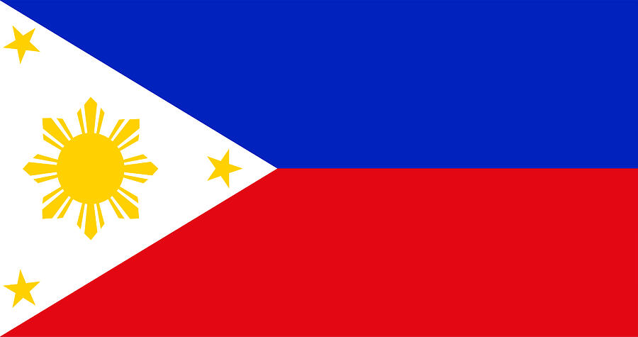 PHILIPPINES waving flag Drawing by Veronaa