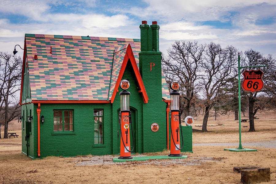 Phillips 66 Woolaroc Oklahoma Photograph by Debra Martz