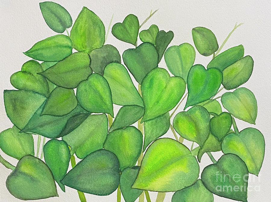 Philodendron Painting by Lisa Neuman