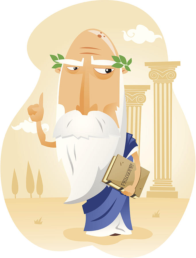Philosopher of Ancient Greece Drawing by Heraldodelsur