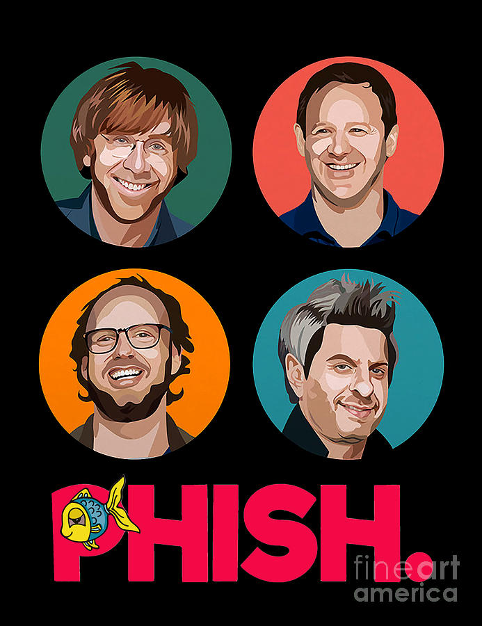 Phish Band Drawing by Richar Cera - Fine Art America