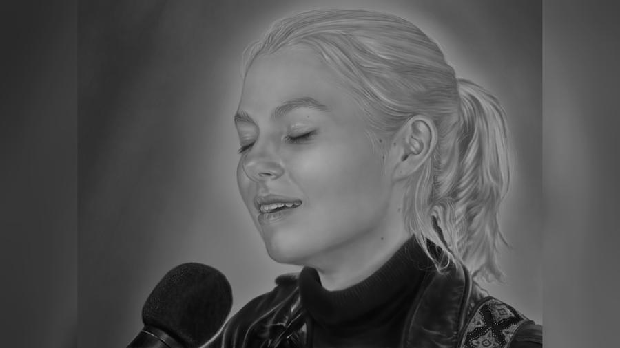 Phoebe Bridgers 2 Digital Art By Vince Diodato - Fine Art America