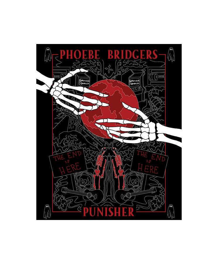 Phoebe Bridgers Punisher Digital Art By Zine Twiy - Pixels