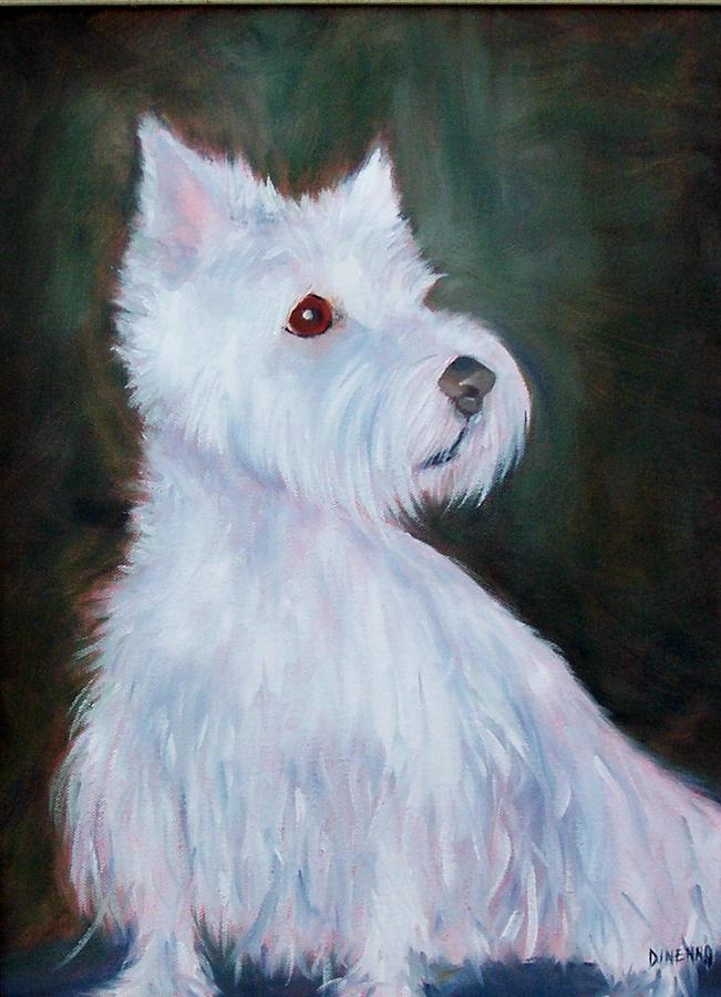 Phoebe Painting by Sue Dinenno