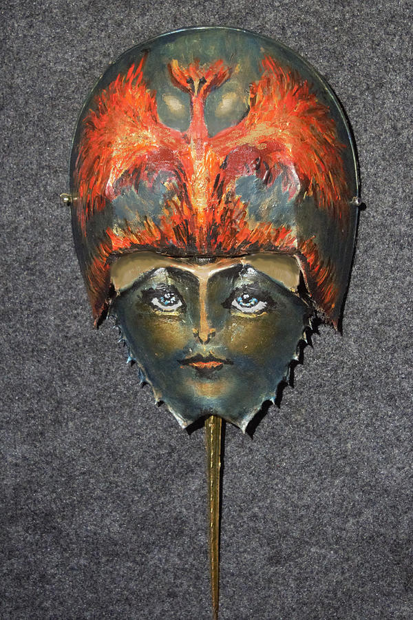 Phoenix Helmeted Warrior Princess Painting by Roger Swezey