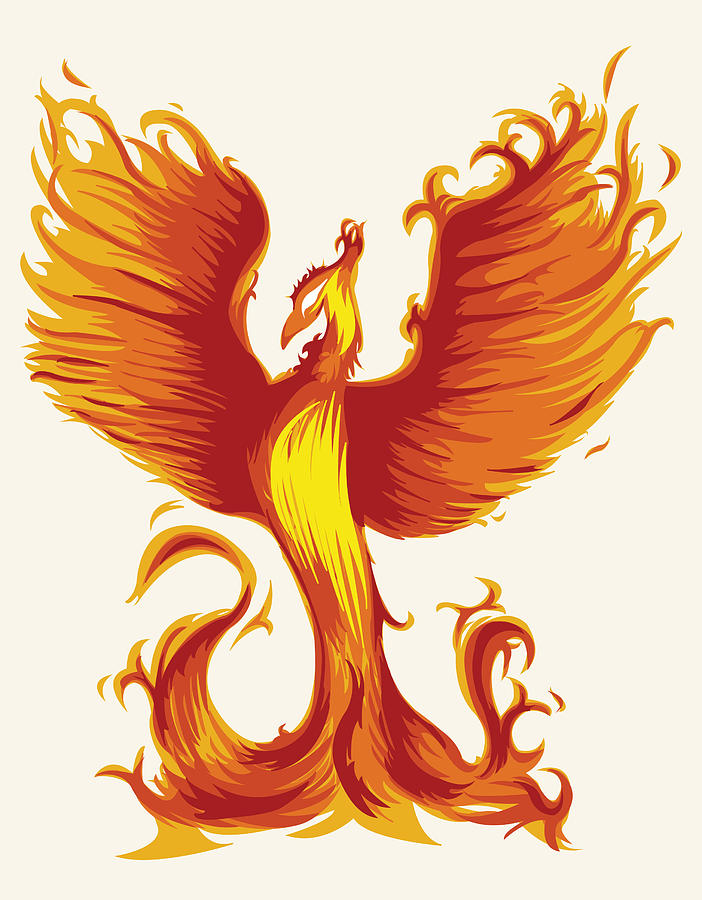 Phoenix Digital Art by Rainnbow ArtnDesign