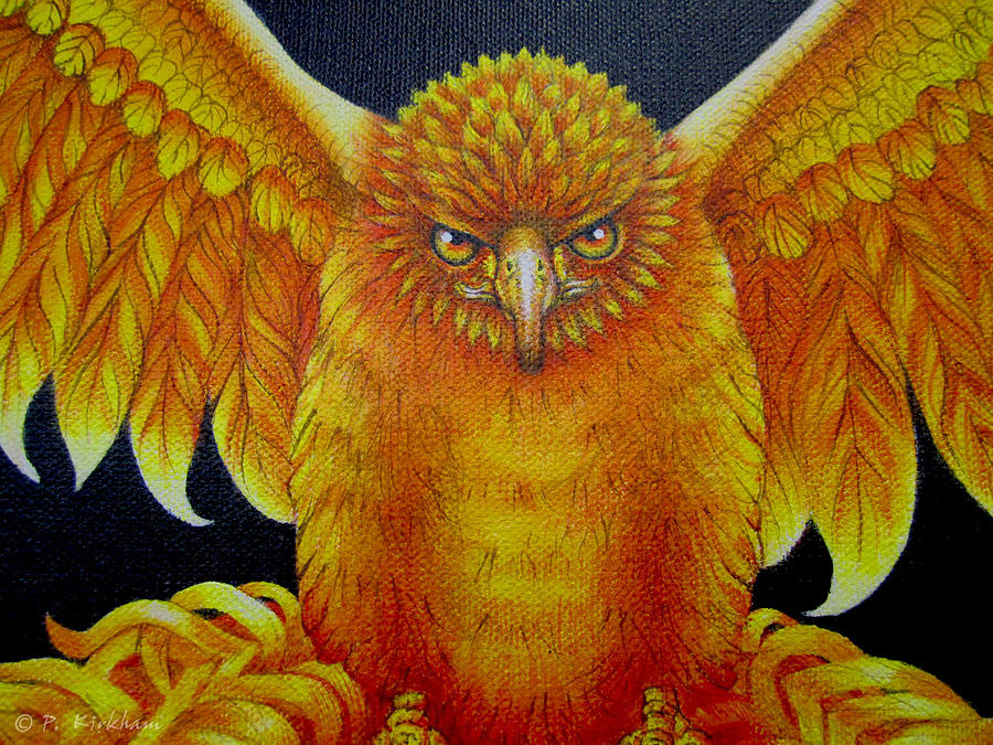 Phoenix Painting by Pamela Kirkham