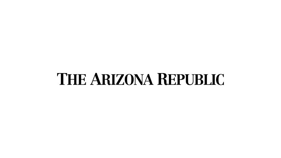Arizona Republic Print Logo Black Digital Art by Gannett Co