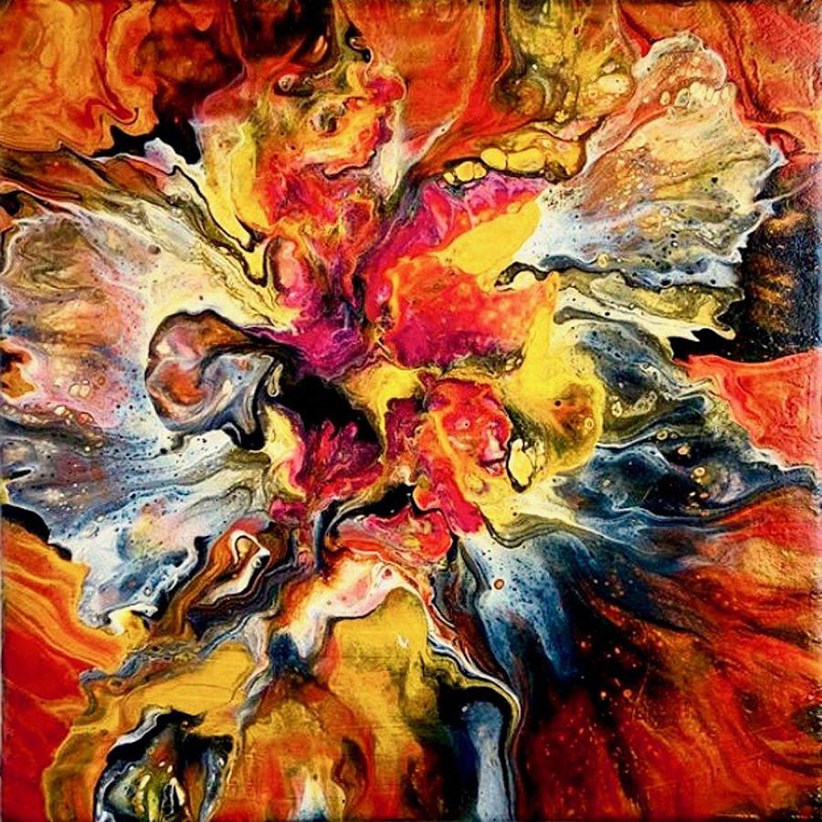 Phoenix Rising Painting by Mary Lu - Fine Art America