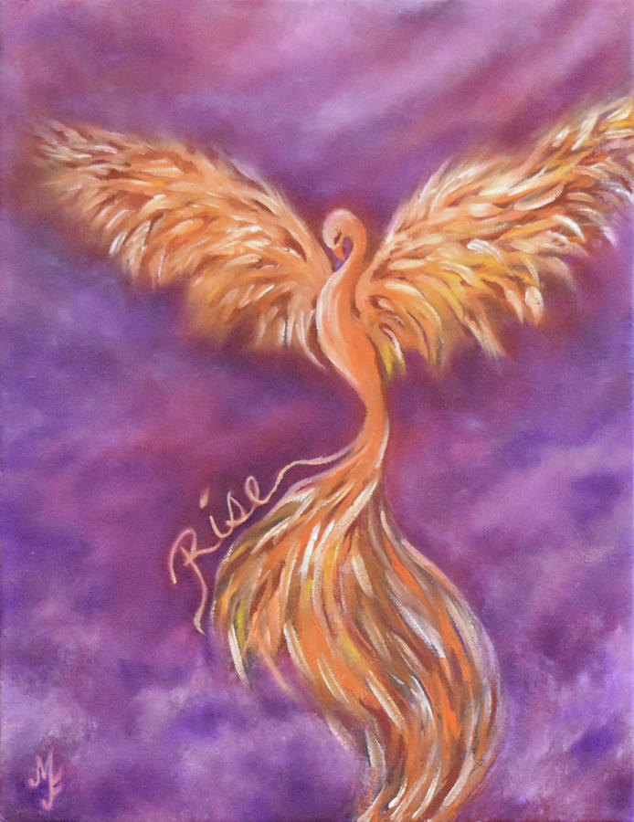 Phoenix Rising Painting by Melissa Gail - Fine Art America