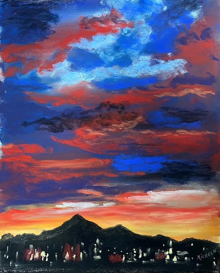 Phoenix Sunset Pastel by Michele Turney