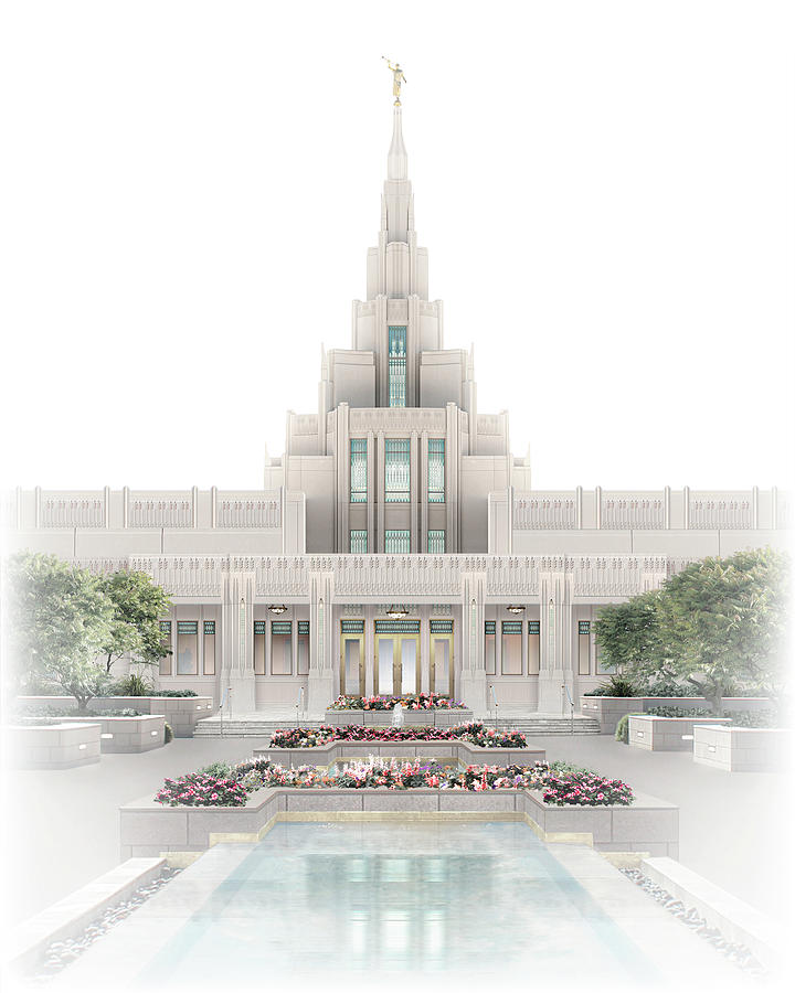 Phoenix Photograph - Phoenix Temple - Celestial Series by Brent Borup Phoenix Photograph - Phoenix Temple - Celestial Series by Brent Borup