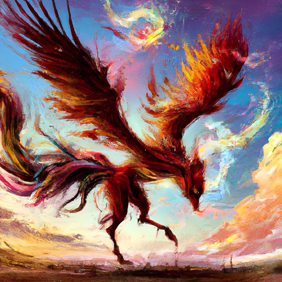 Phoenix The Fiend Digital Art by Beverly Read