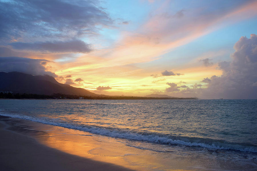 Photo 110 Beach sunset Photograph by Lucie Dumas