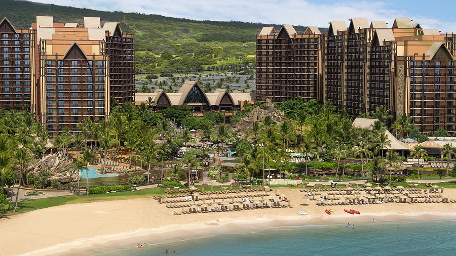 Photo Of Beach And Building During Daytime Disney Resort Spa Aulani Hd ...