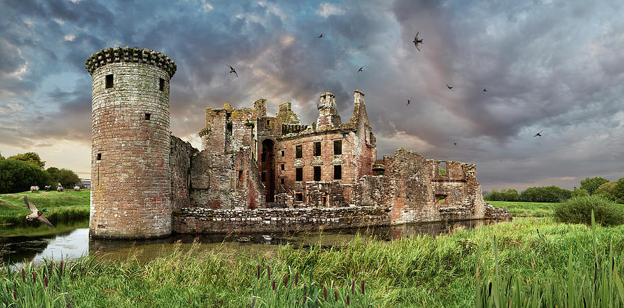 Photo of Caerlaverock Castle  Scotland, Photograph by Paul E Williams