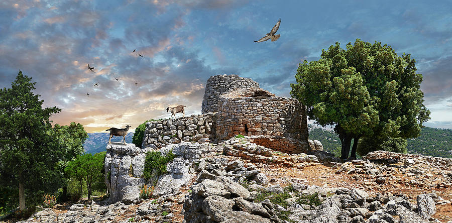 Photo of Nuraghe Serbissi, Southern Sardinia. Photograph by Paul E Williams