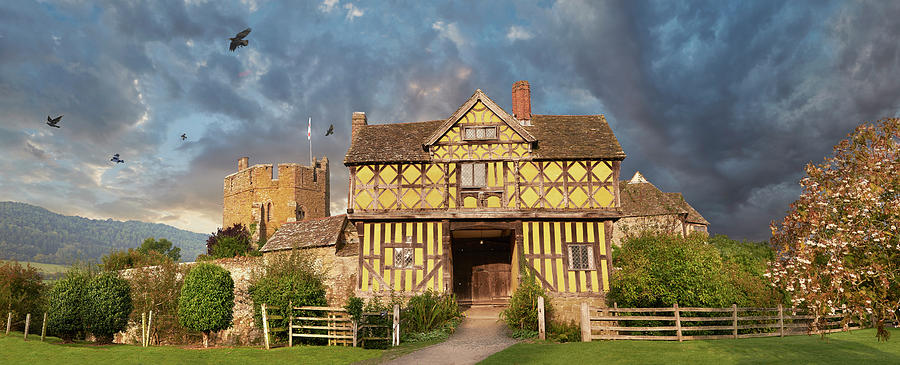 Photo of Stokesay Castle, fortified manor house, Shropshire, England #1 Photograph by Paul E Williams