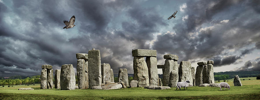 Ancient Stone - Photo of Stonehenge stone circle #1 Photograph by Paul E Williams